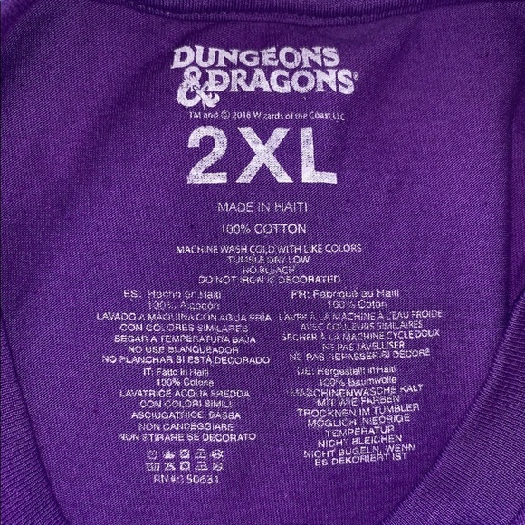 Dungeons & Dragons and Harry Potter Tee - Picture 2 of 4
